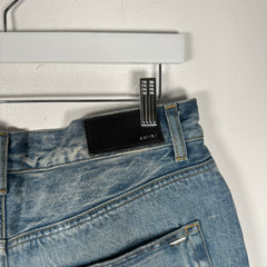 Amiri Patchwork Cut-Off Shorts Size 32