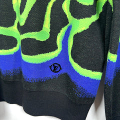 Louis Vuitton Intarisia Flame Jacquard Knit Sweater