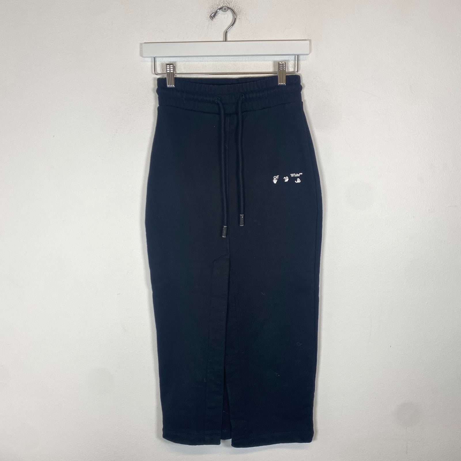 Off-White Black Logo Sweat Skirt Size XS