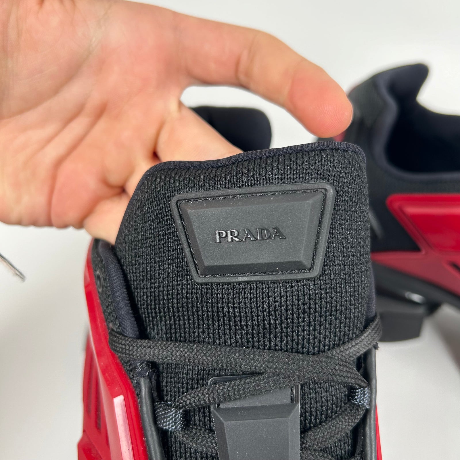 Prada Red Cloudbust Size 11