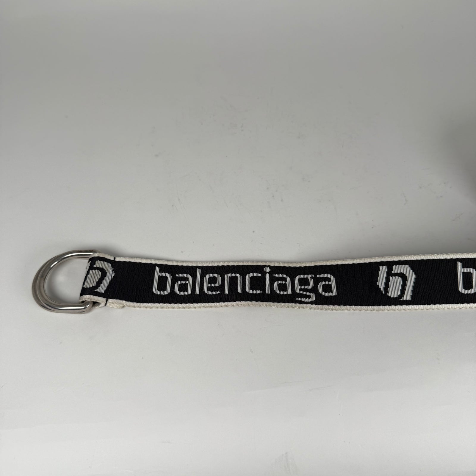 Balenciaga D-Ring Logo Belt