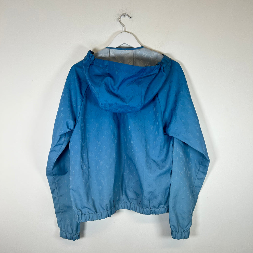 Louis Vuitton Blue Cloud Windbreaker Jacket Size M