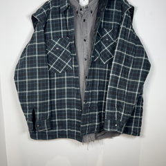 Balenciaga Double Layer Flannel Jacket