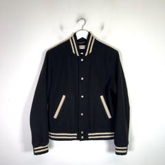 Saint Laurent Script Logo Teddy Jacket