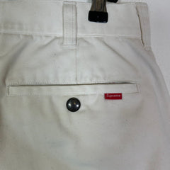 Supreme White Chino Pants