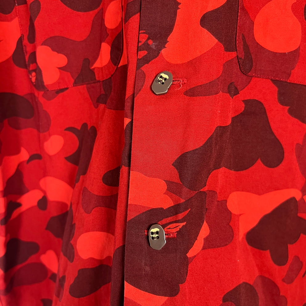 Bape Camo Sta SS Button-Up Shirt