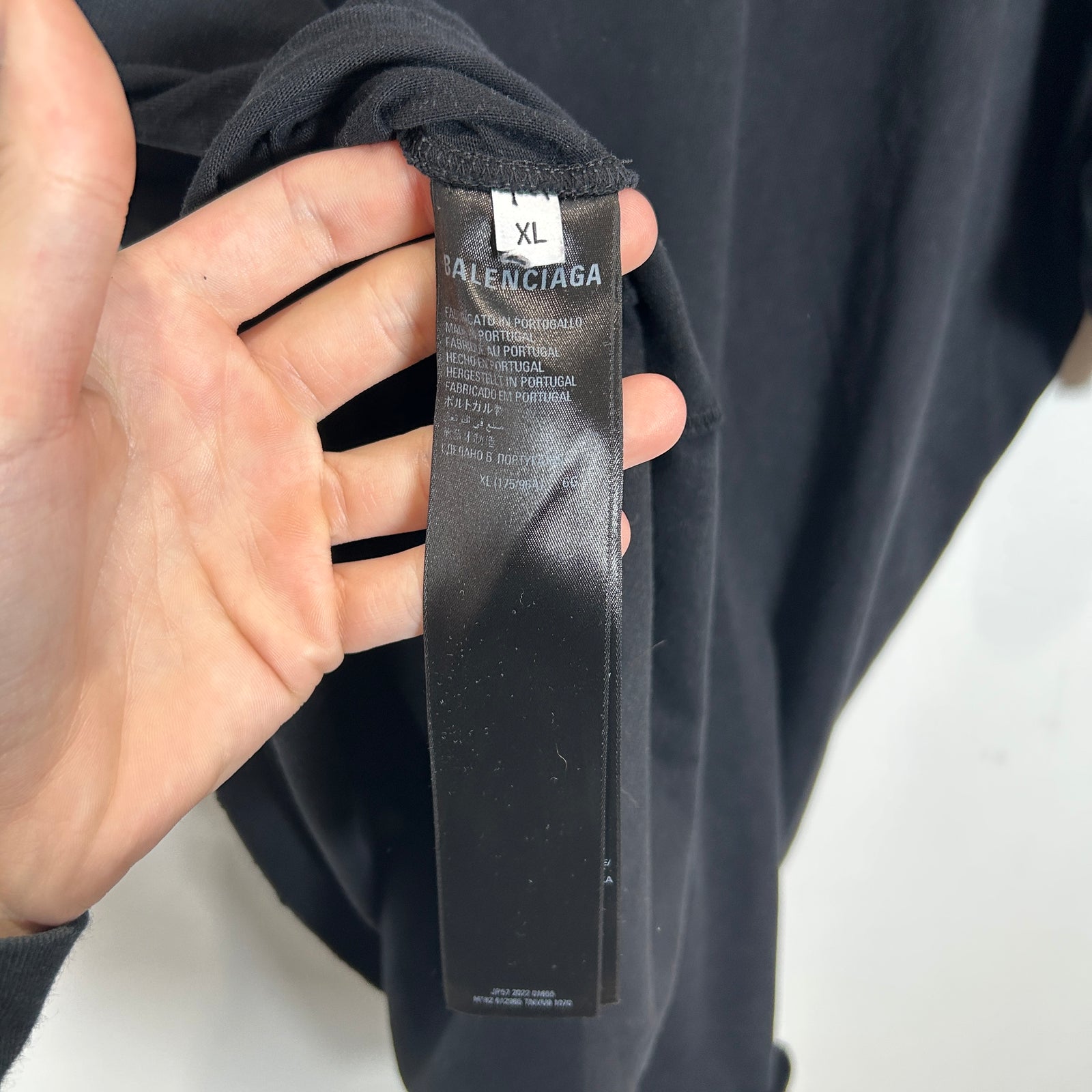Balenciaga 'Be Different' Graphic T-Shirt Size XL