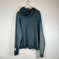 Gallery Dept Navy Reversible Logo Hoodie Size L