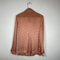 Off-White Pink Silk Button Up Size 40