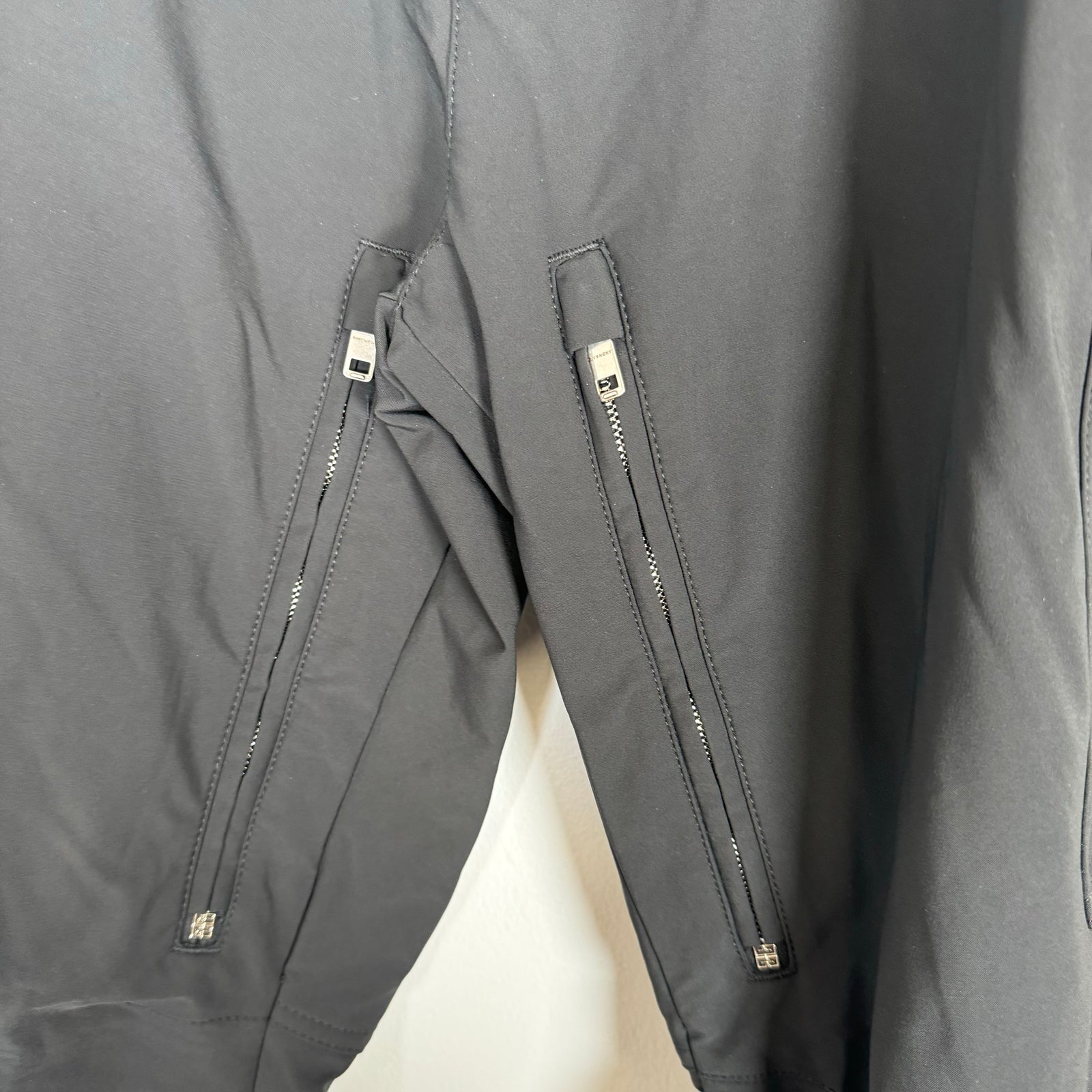 Givenchy Black Cargo Zipped Pants Size 34