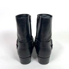Saint Laurent Wyatt Leather Harness Boots