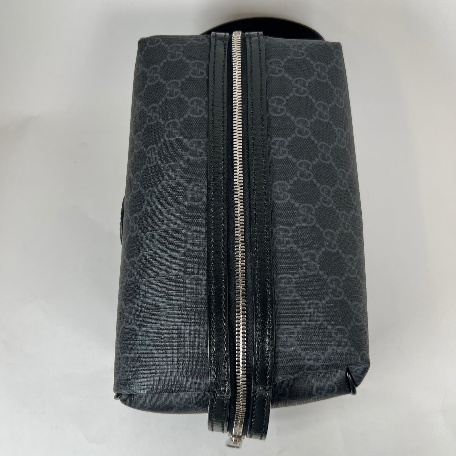 Gucci Black GG Supreme Large Toiletry Bag
