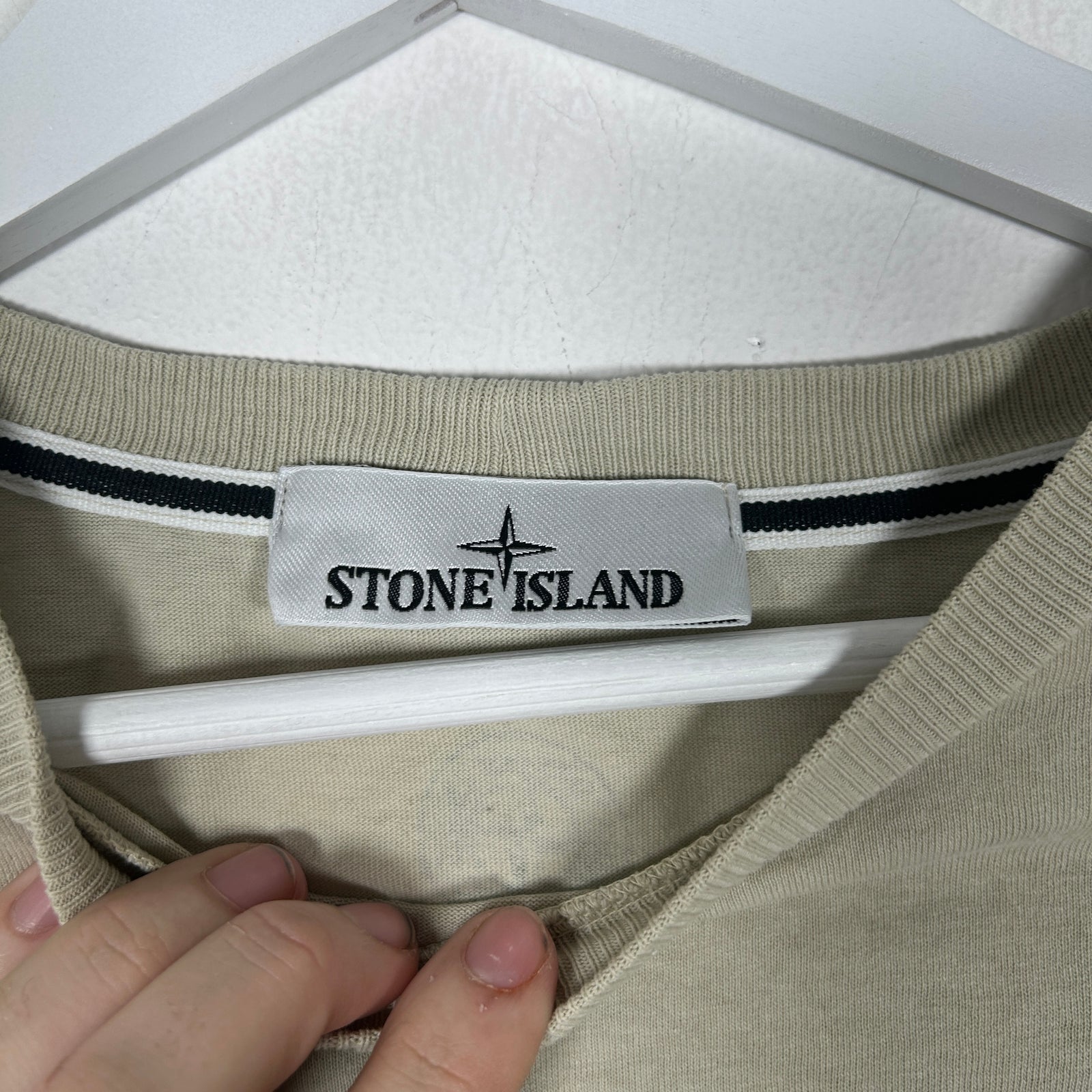 Stone Island Spell-out Logo T-Shirt Size L