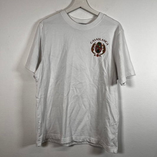 Casablanca White Tennis Club Tee Size L