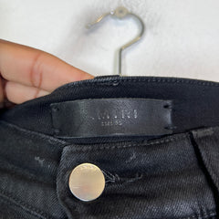 Amiri MX1 Black Waxed Denim Jeans