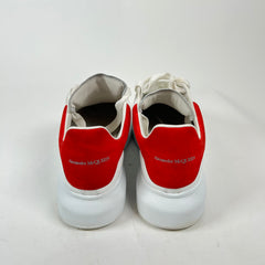 Alexander McQueen White/Red Sneaker Size 40.5
