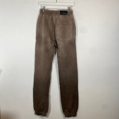 Amiri Brown Tonal MA Logo Sweatpants Size S