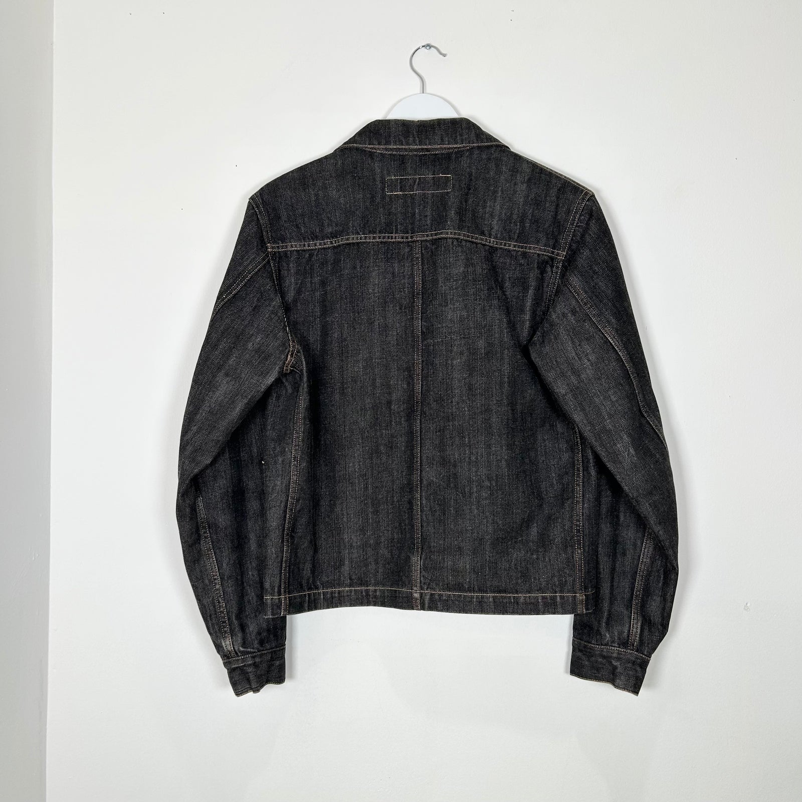 Commes Des Garcon 02AW Cuba Reversible Denim Jacket Size Medium