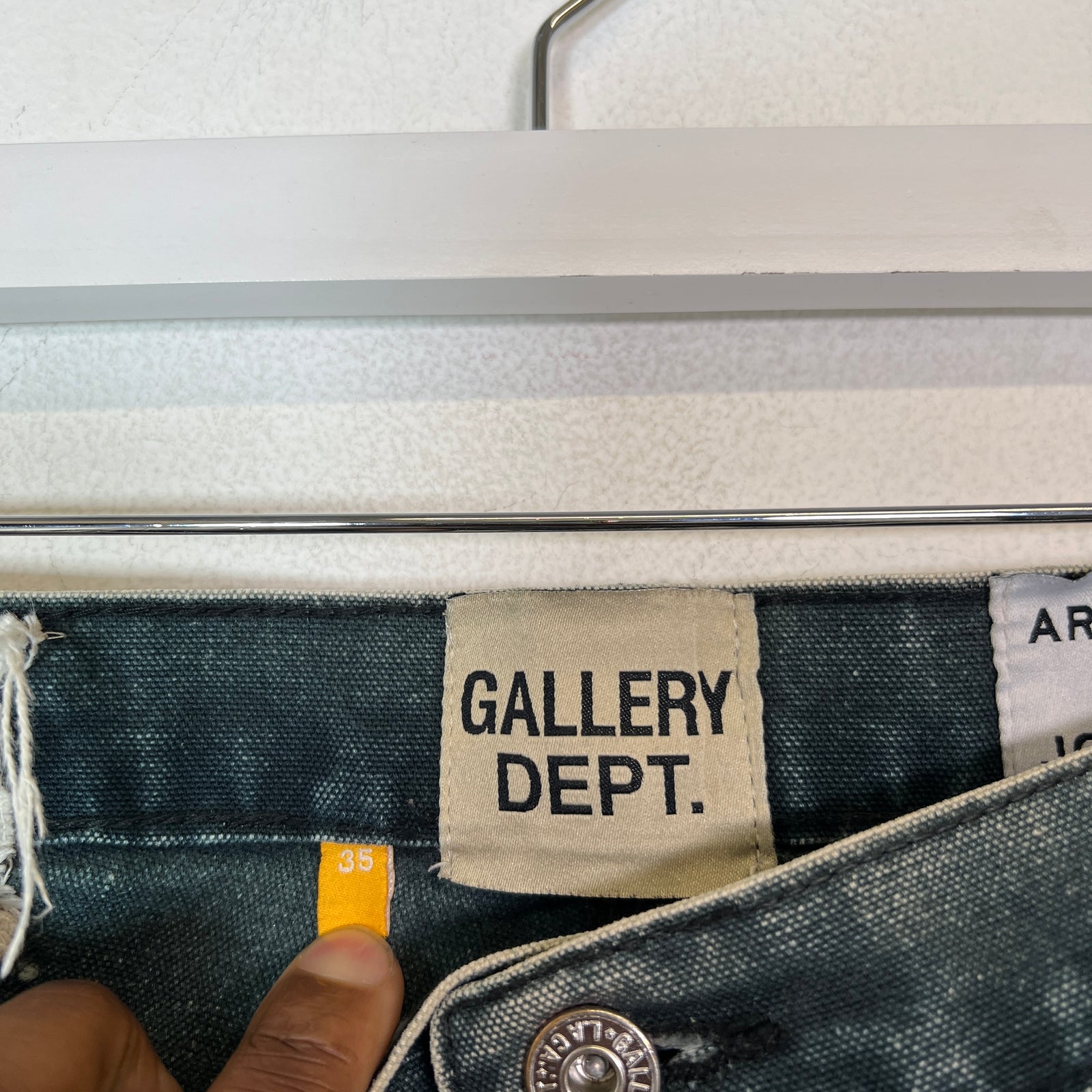 Gallery Dept Navy Flared Carpenter Pants Size 35