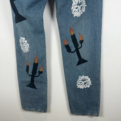 Denim Tears x Virgil Abloh 'Message in a Tear' Levis 501 Jeans