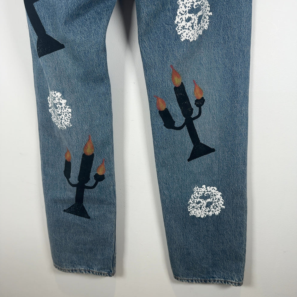 Denim Tears x Virgil Abloh 'Message in a Tear' Levis 501 Jeans