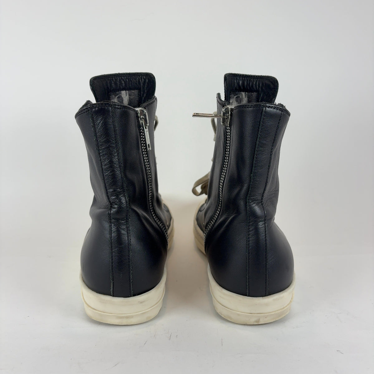 Rick Owens Mainline Leather High-Top Ramones