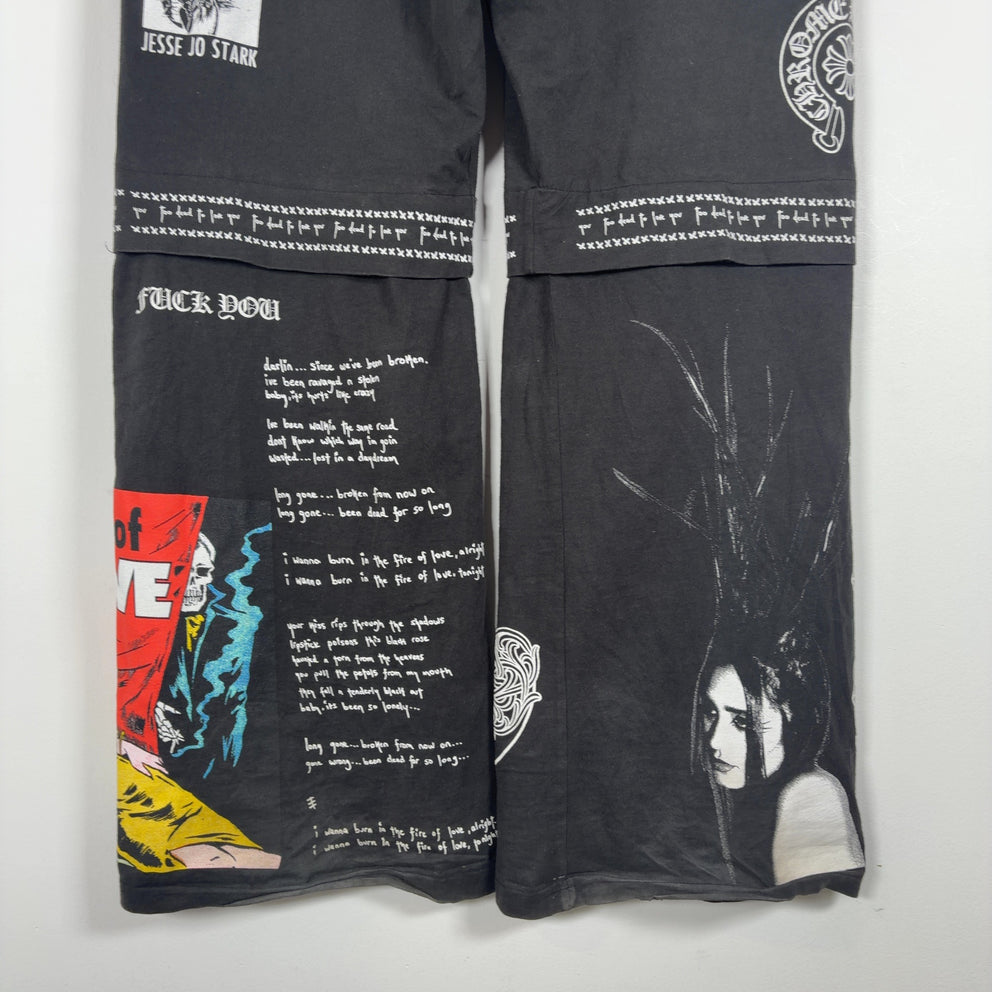 Chrome Hearts x Deadly Doll Patchwork Sweatpants