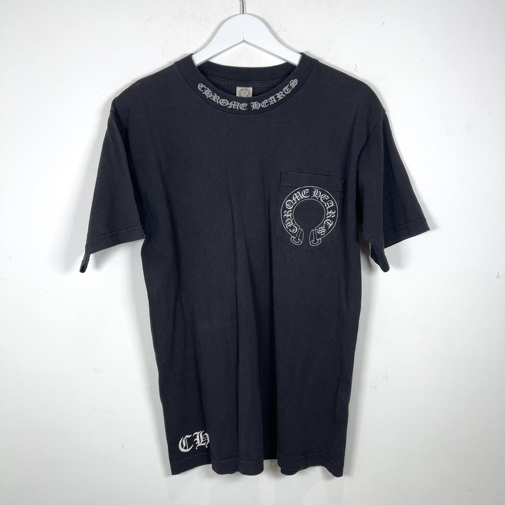 Chrome Hearts Malibu Cross Graphic Vintage T-Shirt