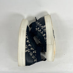 Dior Black Oblique Walk'N'Dior High Top Sneakers Size 36.5