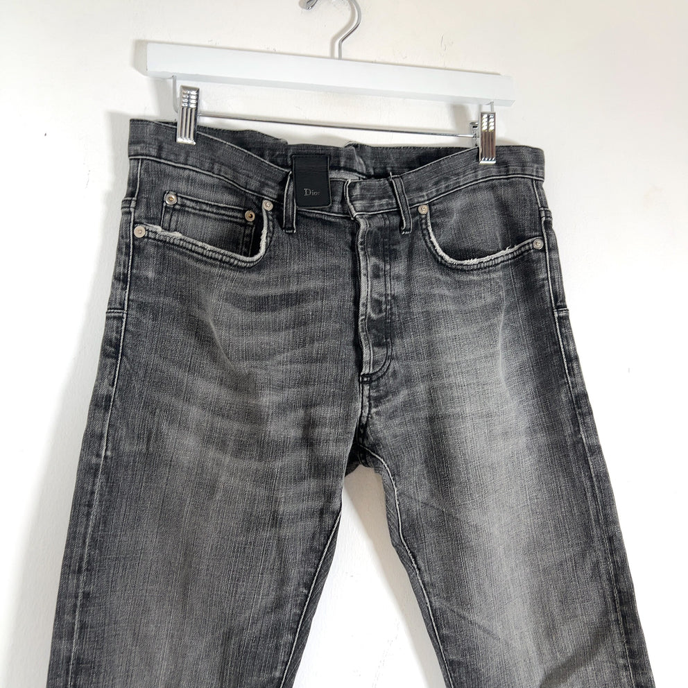 Dior SS11 Faded Whisker Skinny Jeans