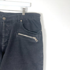 Balmain Slim Biker Denim Pants