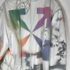 Off-White x Futura Graffiti Arrows Runway Trench Coat Size S