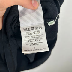 Off-White Mirror Skull Black T-Shirt Size L