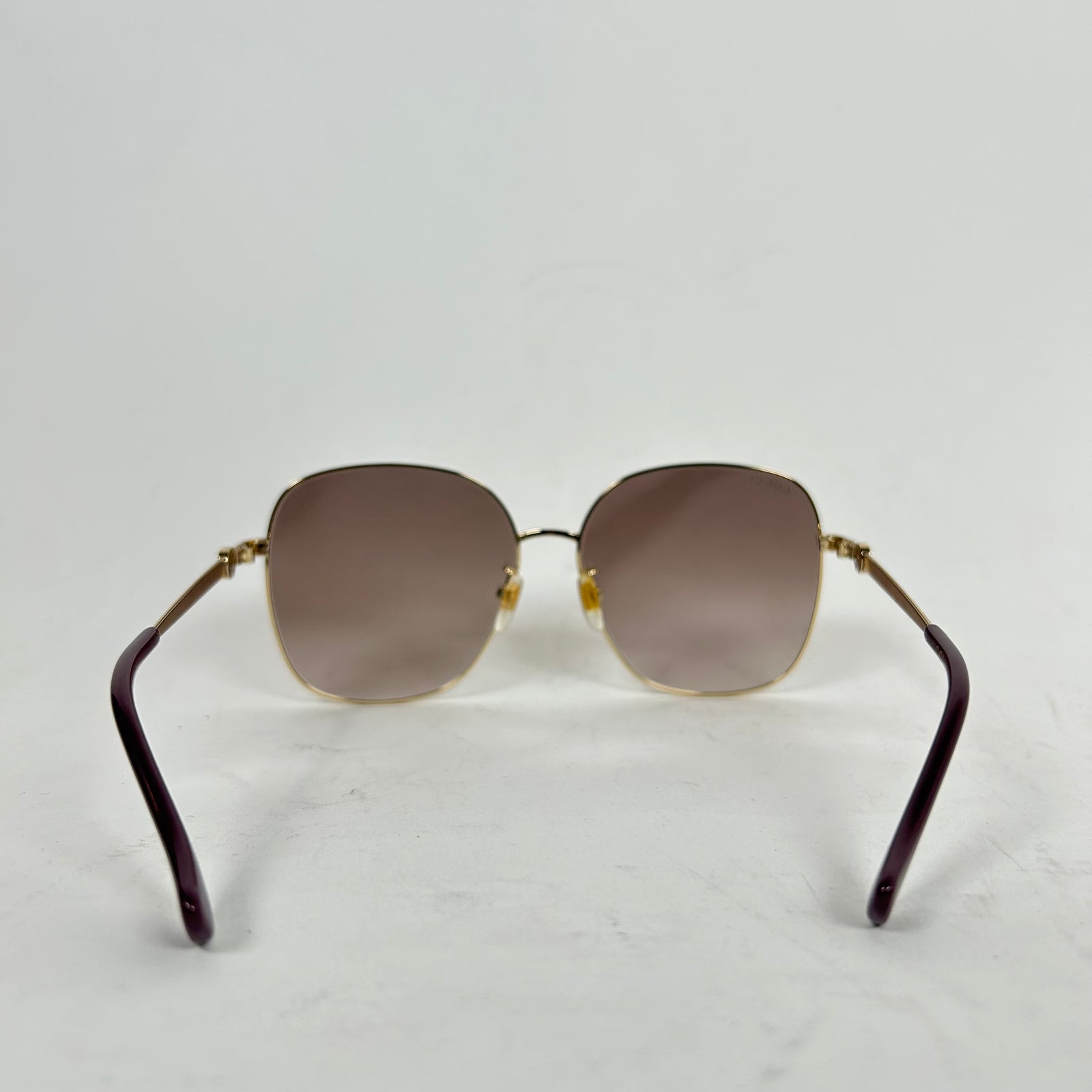 Gucci Gold/Purple Gradient Sunglasses