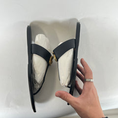 Gucci GG T-Strap Flats Size 40.5