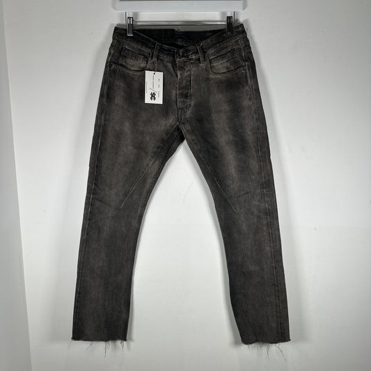 Rick Owens Detroit Grey Wash Jeans Size 30