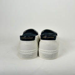 Saint Laurent White Slip-On Sneaker Size 9
