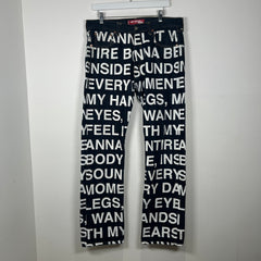 Junya Wanatabe Poem Script Jeans Size S