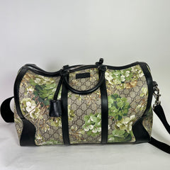 Gucci GG Supreme Blooms Medium Duffle Bag