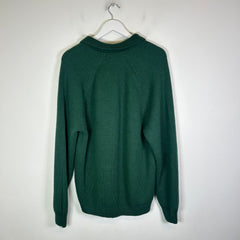 Supreme Green Small Box Logo Polo Sweater Size L