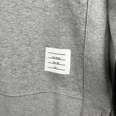 Thom Browne Grey 4-Bar Crewneck Size 2