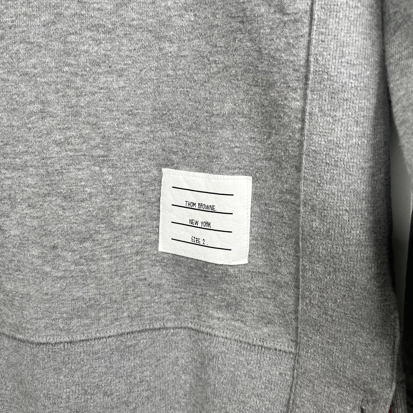 Thom Browne Grey 4-Bar Crewneck Size 2