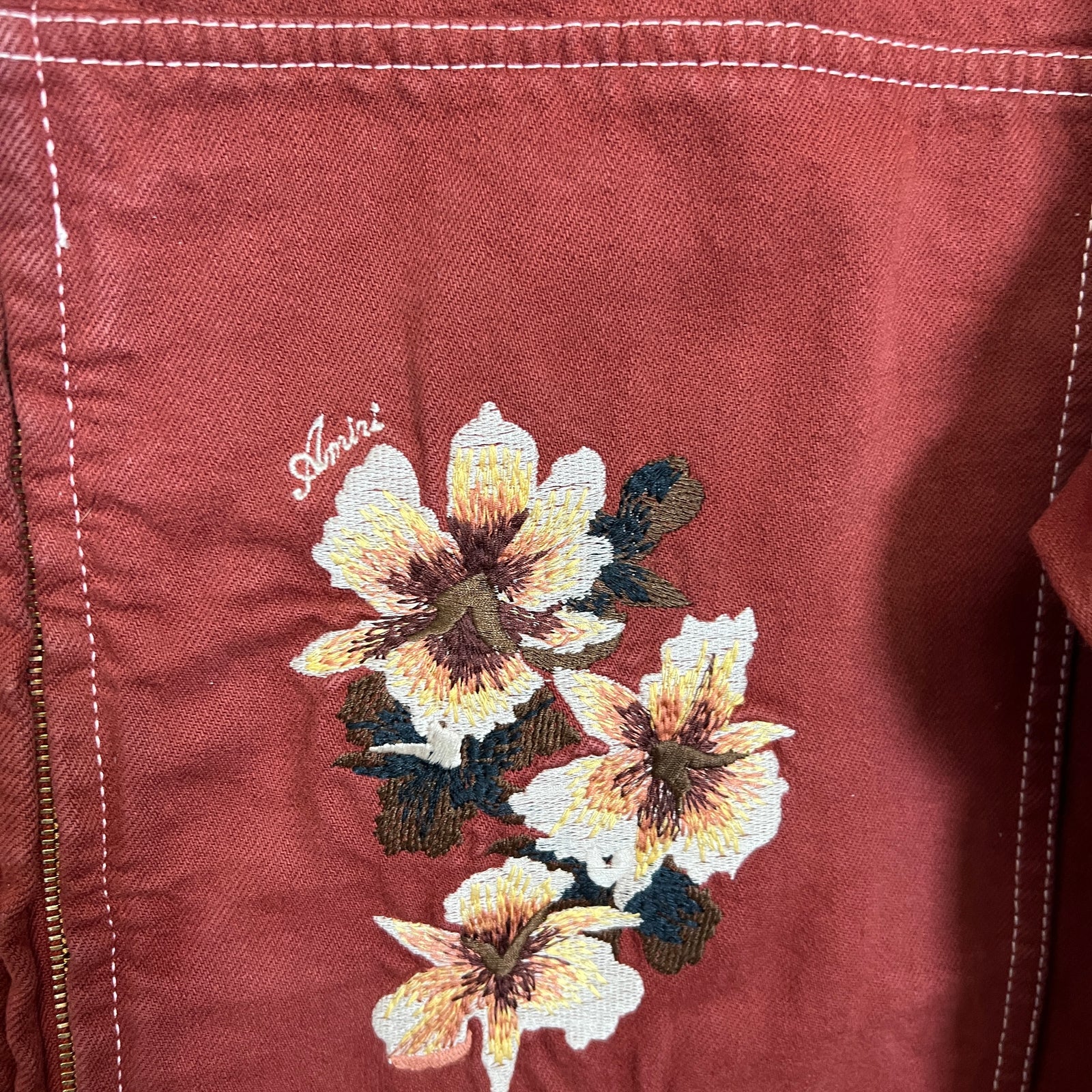 Amiri Red Western Work Jacker Size XL