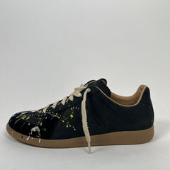 Maison Margiela Black Paint Splatter Gats Size 41