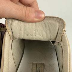 Maison Margiela Cream/Red Gat Trainer Size 9