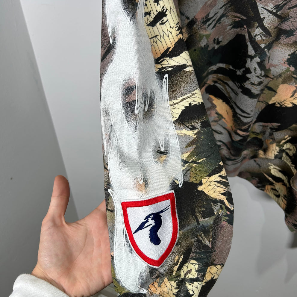 Heron Preston Camouflauge Reaper Patch Crewneck Size L