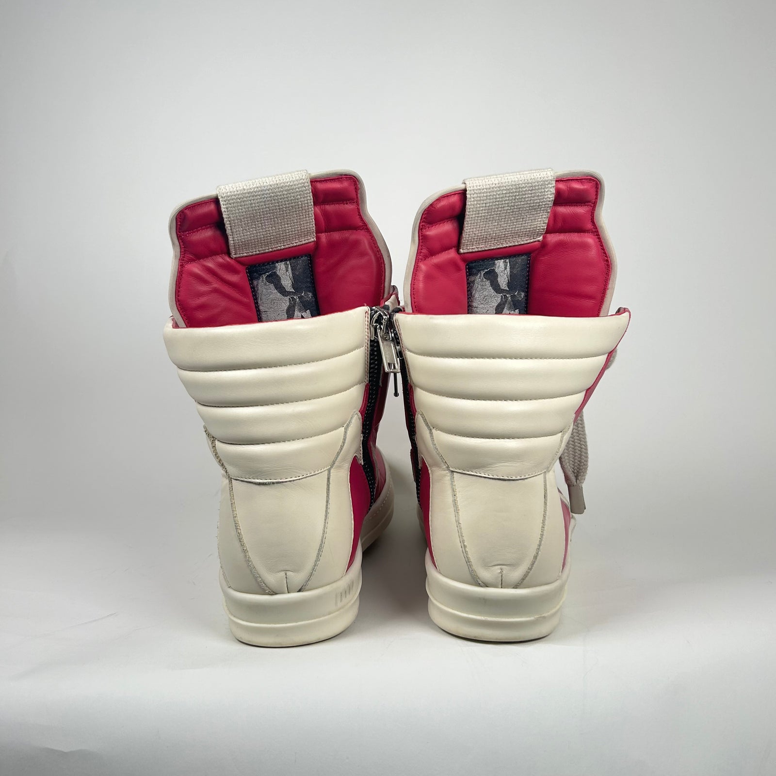 Rick Owens Pink Jumbo Lace Geobasket Size 43.5