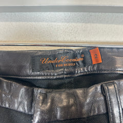 Undercover AW05 Black Cummerbund Distressed Jeans Size 2