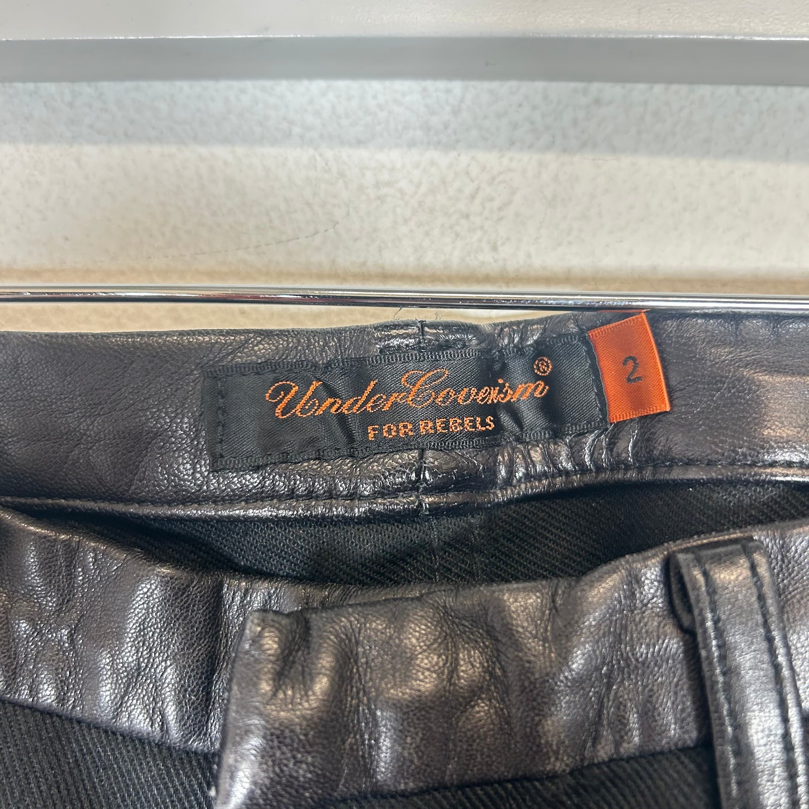Undercover AW05 Black Cummerbund Distressed Jeans Size 2