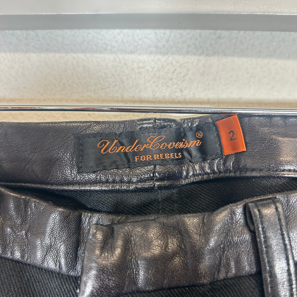 Undercover AW05 Black Cummerbund Distressed Jeans Size 2